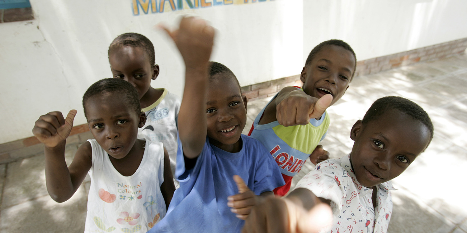 happy little kids